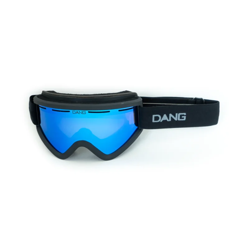 Dang OG V.4 Goggles - Black x Ice Blue Mirror