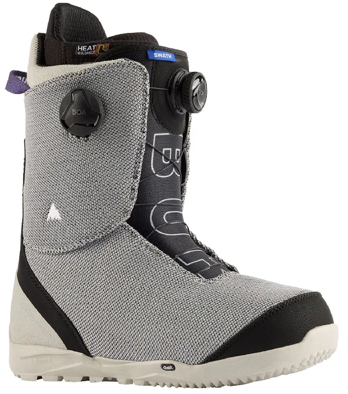 Burton Swath BOA Mens Snowboard Boots Grey / Multi