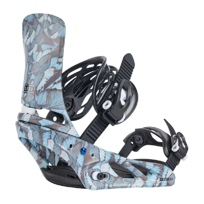 Burton Women's Lexa Bindings Blue Butterflies